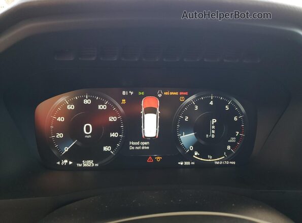 YV4102CKXM1717547 2021 VOLVO XC90 Silver Սարքավորումների վահանակի տեսք