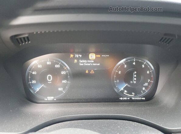 YV4102DK4M1782795 2021 VOLVO XC60 Black Vista del cuadro de instrumentos