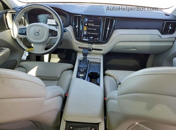 YV4102DL1M1860703 2021 VOLVO XC60 White წინა პანელის ხედი