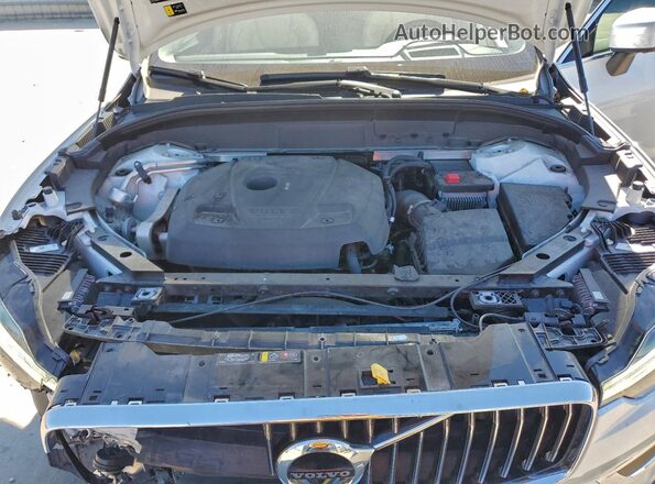 YV4102DL1M1860703 2021 VOLVO XC60 White ძრავის განყოფილების ხედი