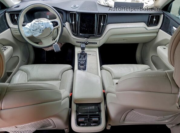YV4102DL2M1765227 2021 VOLVO XC60 Blue Widok deski rozdzielczej