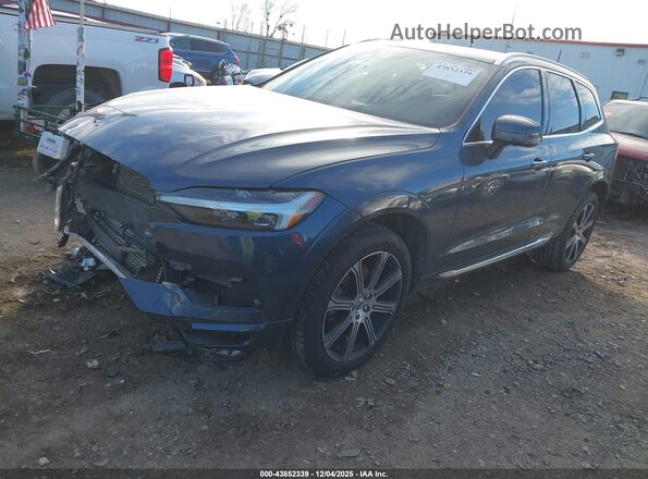 YV4102DL2M1805127 2021 VOLVO XC60 Blue Передня ліва чверть