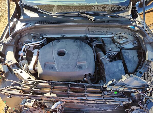 YV4102DL2M1823255 2021 VOLVO XC60 Black Engine compartment view