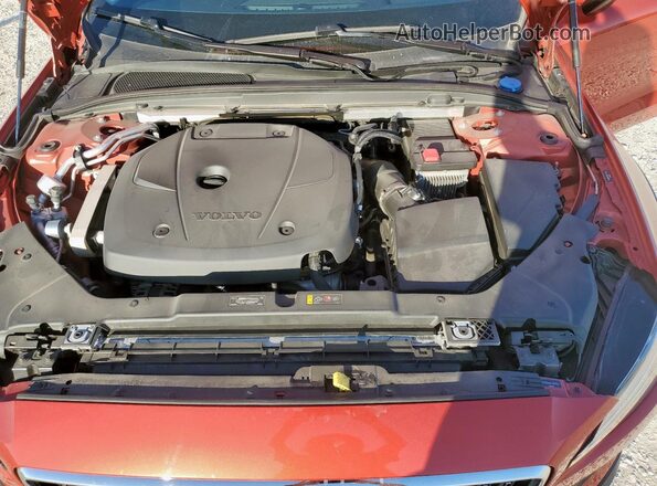 YV4102WK6L1047652 2020 VOLVO V60 Maroon ძრავის განყოფილების ხედი