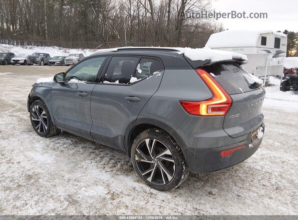 YV4162UM7M2442129 2021 VOLVO XC40 Gray Rear left