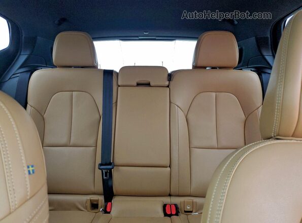 YV4162XZ0K2013533 2019 VOLVO XC40 Gray Vista de los asientos traseros
