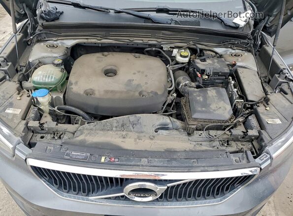 YV4162XZ0K2013533 2019 VOLVO XC40 Gray Vista del compartimento del motor