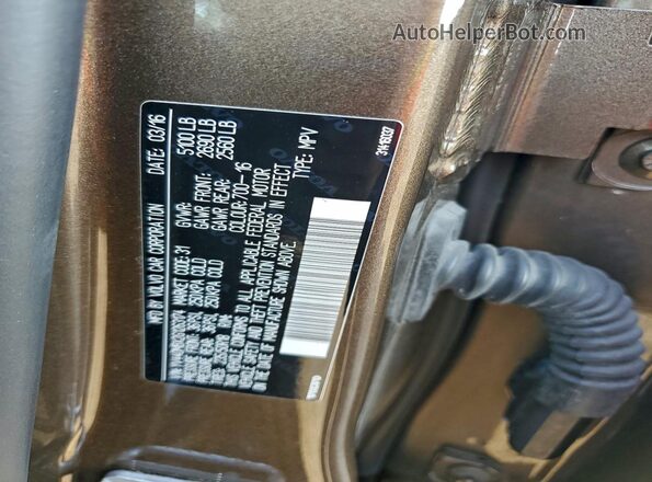 YV440MBX2G1263174 2016 VOLVO XC70 Коричневый Вид подкапотного пространства