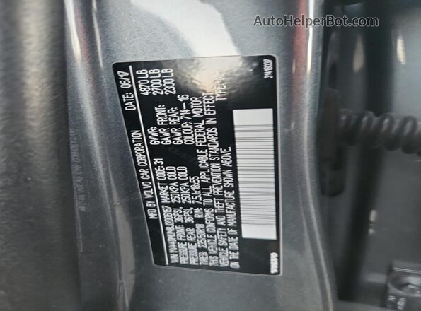 YV440MUM8J2006167 2018 VOLVO S60 Gray 