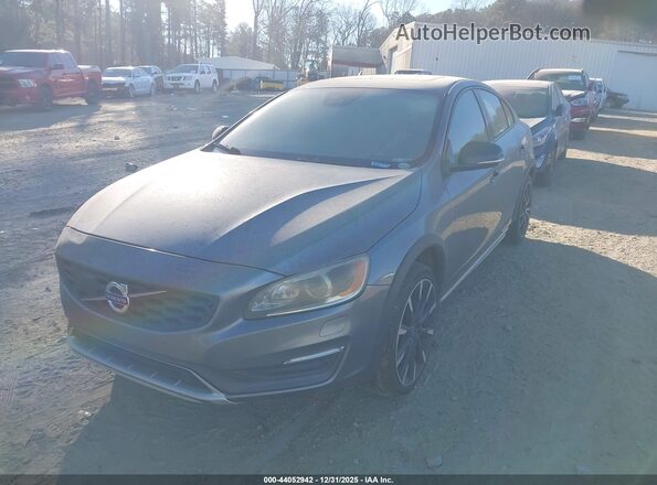 YV4612UM3G2000585 2016 VOLVO S60 CROSS COUNTRY Серый Передняя левая четверть
