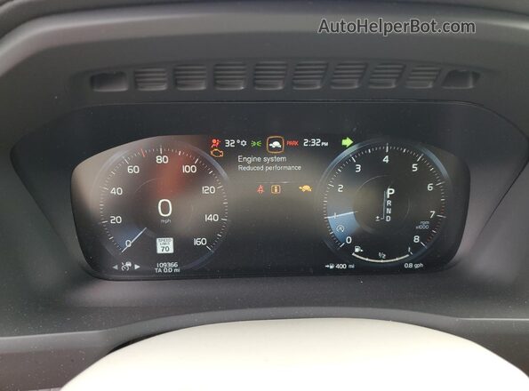 YV4A221L3M1710865 2021 VOLVO XC90 Gray ხელსაწყოთა პანელის ხედი
