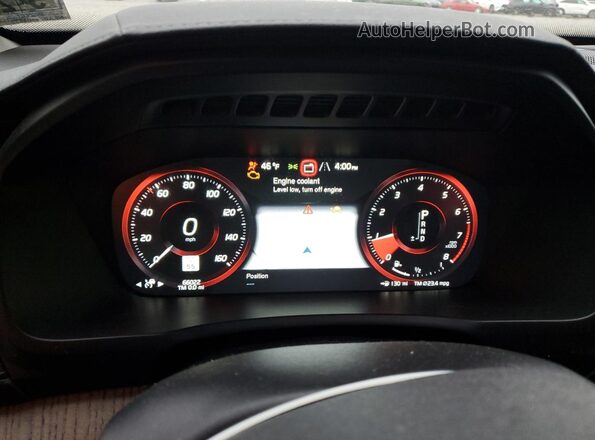YV4A221L3M1753909 2021 VOLVO XC90 Gray Instrument cluster view