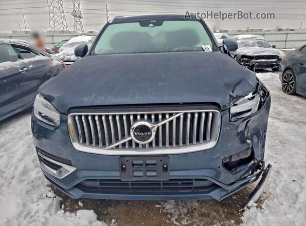 YV4A221L9M1682909 2021 VOLVO XC90 Blue Widok z przodu
