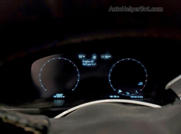 YV4A22PM4K1497969 2019 VOLVO XC90 Белый Вид щитка приборов