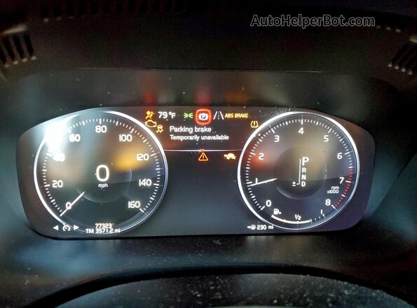 YV4A22RK5M1840271 2021 VOLVO XC60 Серый Вид щитка приборов