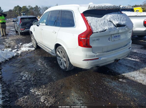 YV4BC0PL6H1130965 2017 VOLVO XC90 HYBRID Белый Задняя левая четверть