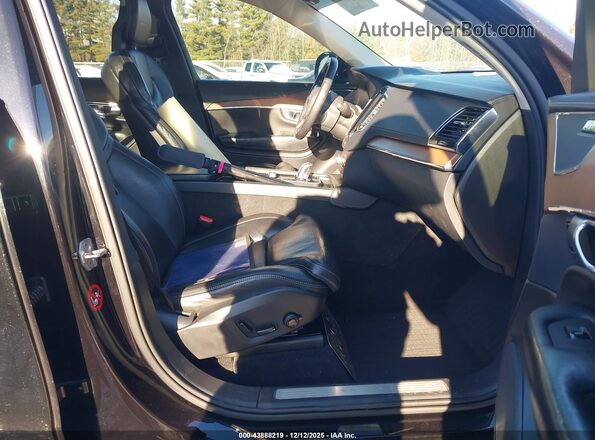 YV4BC0PL6H1181155 2017 VOLVO XC90 HYBRID Black Вид салону спереду