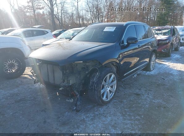 YV4BC0PL6H1181155 2017 VOLVO XC90 HYBRID Black Передня ліва чверть