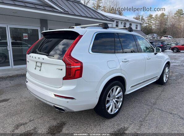 YV4BC0PL8H1109373 2017 VOLVO XC90 HYBRID White Задня права чверть