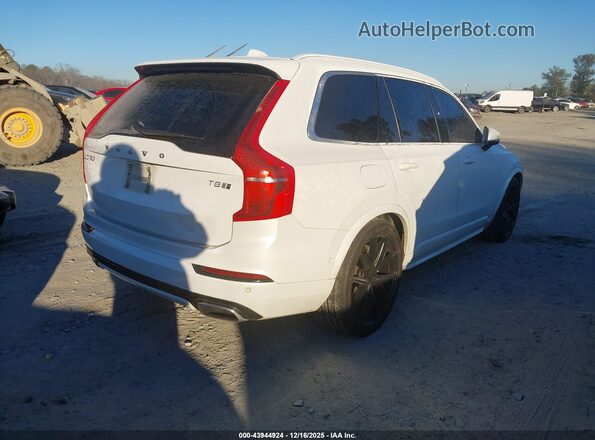 YV4BC0PM1H1150078 2017 VOLVO XC90 HYBRID White Задня права чверть