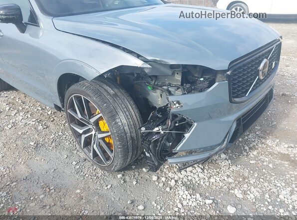 YV4BK0DP7N1941339 2022 VOLVO XC60 RECHARGE PLUG-IN HYBRID Gray Widok z przodu