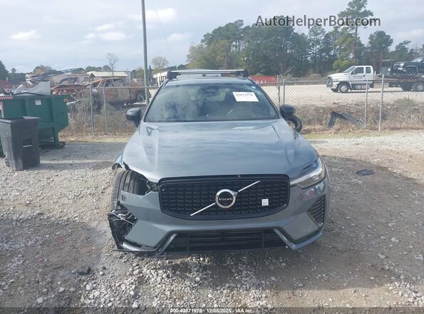 YV4BK0DP7N1941339 2022 VOLVO XC60 RECHARGE PLUG-IN HYBRID Gray Widok zestawu wskaźników