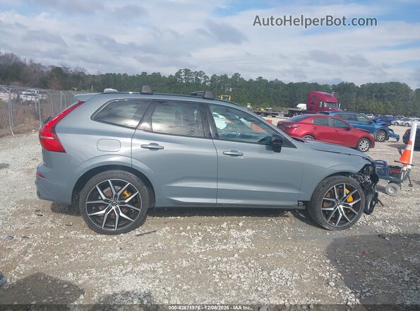 YV4BK0DP7N1941339 2022 VOLVO XC60 RECHARGE PLUG-IN HYBRID Gray Widok wnętrza z tyłu