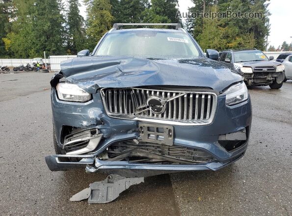 YV4BR00L3M1731060 2021 VOLVO XC90 Blue Դիմացի տեսք
