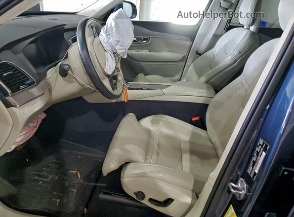 YV4BR00L7N1793997 2022 VOLVO XC90 Синий Вид салона спереди