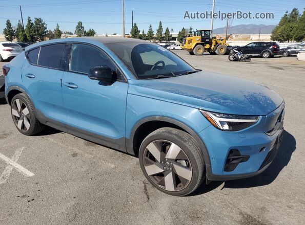 YV4ED3GM2P2031458 2023 VOLVO C40 Blue Delantero derecho