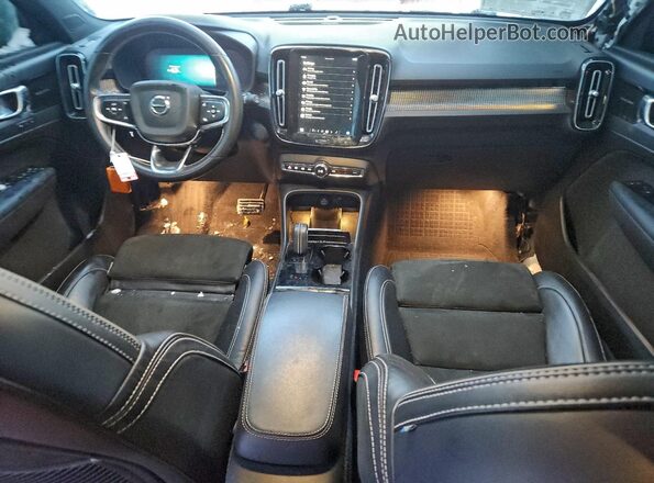 YV4ED3UR0M2583634 2021 VOLVO XC40 Gray Առջևի վահանակի տեսք