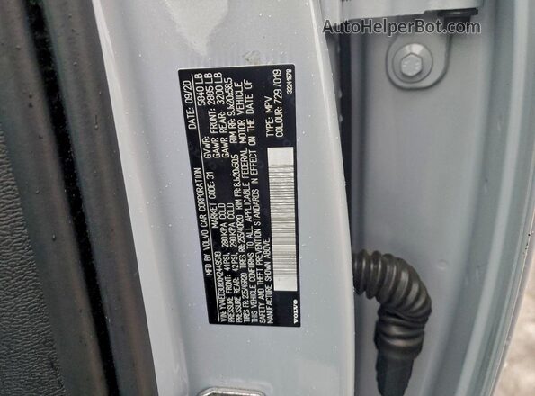 YV4ED3URXM2449519 2021 VOLVO XC40 Серый 