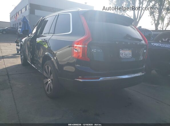 YV4H60CE2R1172589 2024 VOLVO XC90 RECHARGE PLUG-IN HYBRID Black უკანა მარცხენა