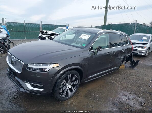 YV4H60CE2R1236114 2024 VOLVO XC90 RECHARGE PLUG-IN HYBRID Серый Передняя левая четверть