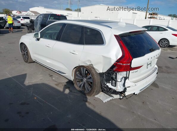 YV4H60DA1P1376177 2023 VOLVO XC60 RECHARGE PLUG-IN HYBRID White უკანა მარცხენა