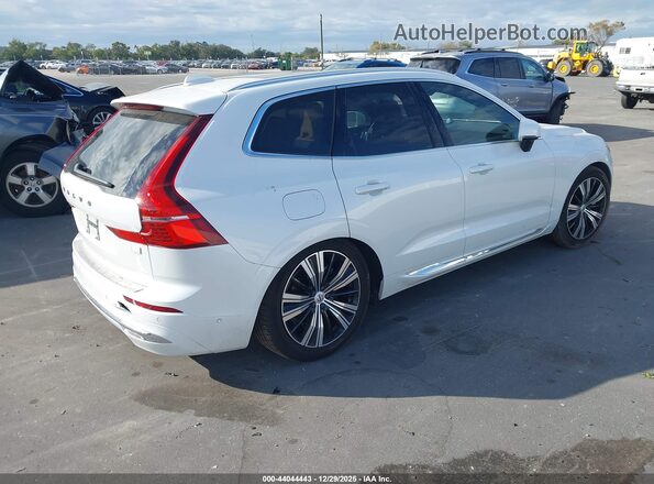YV4H60DA1P1376177 2023 VOLVO XC60 RECHARGE PLUG-IN HYBRID White უკანა მარჯვენა