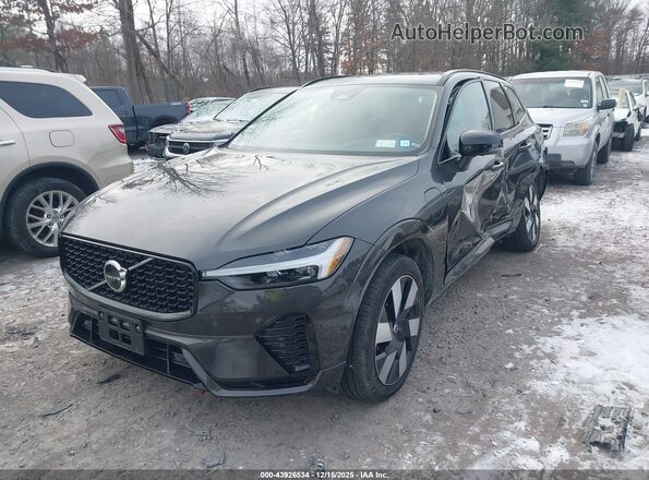 YV4H60DL3R1924216 2024 VOLVO XC60 RECHARGE PLUG-IN HYBRID Gray წინა მარცხენა ხედი სამი მეოთხედიდან