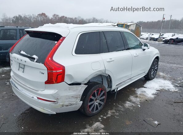 YV4H60PE6S1292458 2025 VOLVO XC90 PLUG-IN HYBRID Белый Задняя правая четверть