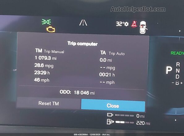 YV4H60PE6S1292458 2025 VOLVO XC90 PLUG-IN HYBRID Белый 