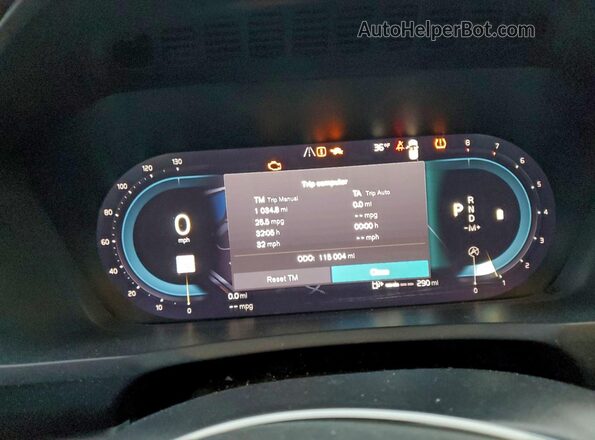 YV4L12PV4P1962911 2023 VOLVO XC90 White Սարքավորումների վահանակի տեսք