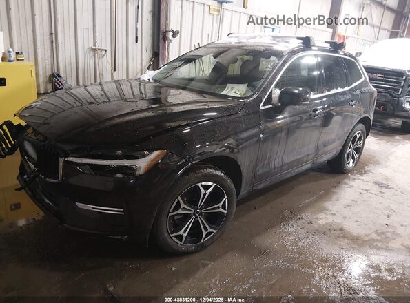 YV4L12RKXN1014643 2022 VOLVO XC60 Black წინა მარცხენა ხედი სამი მეოთხედიდან