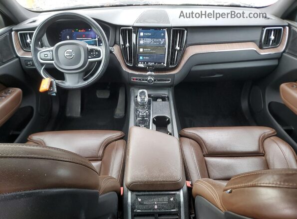 YV4L12RLXN1901619 2022 VOLVO XC60 Blue წინა პანელის ხედი