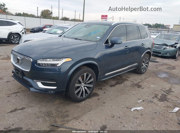 YV4M12PJ9S1318167 2025 VOLVO XC90 Dark Blue წინა მარცხენა ხედი სამი მეოთხედიდან
