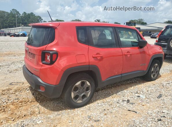 ZACCJAAT9GPD50370 2016 JEEP RENEGADE Red Rear right