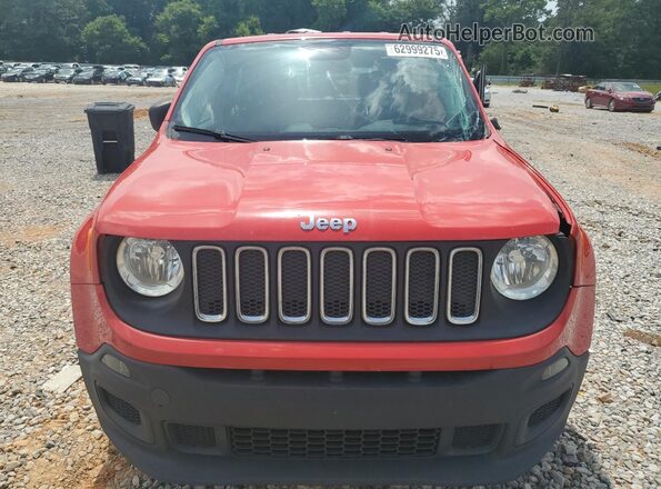 ZACCJAAT9GPD50370 2016 JEEP RENEGADE Red Front view