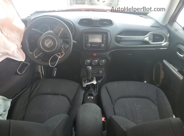 ZACCJAAT9GPD50370 2016 JEEP RENEGADE Red Dashboard view