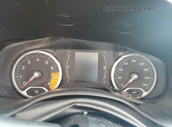 ZACCJAAT9GPD50370 2016 JEEP RENEGADE Red Instrument cluster view