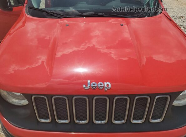 ZACCJAAT9GPD50370 2016 JEEP RENEGADE Red Rear interior view