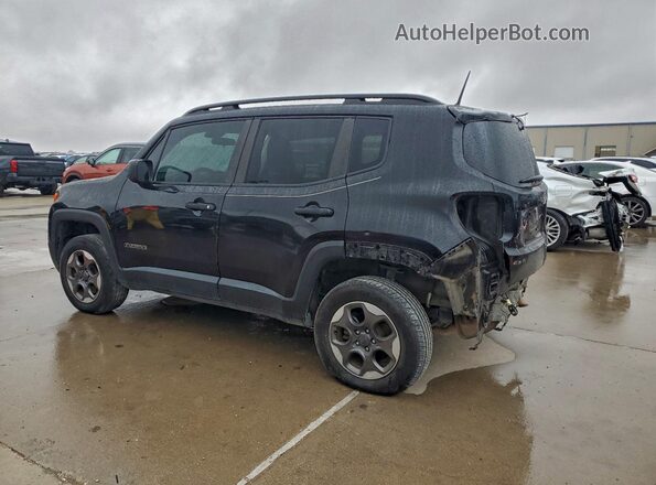 ZACCJBAB4HPF94040 2017 JEEP RENEGADE Black Trasero izquierdo