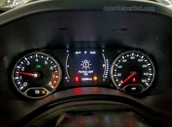 ZACNJABB2LPM04436 2020 JEEP RENEGADE White Instrument cluster view